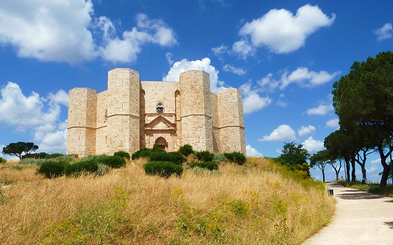 Foto vom Castel del Monte in Apulien