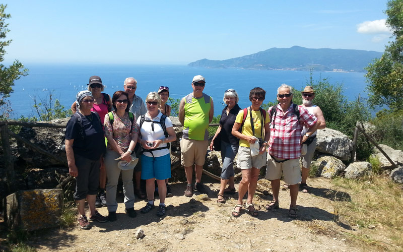 Gruppenfoto in Cosa