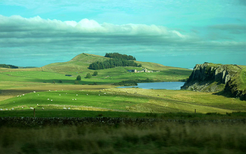Landschaftsaufnahme von Schottland
