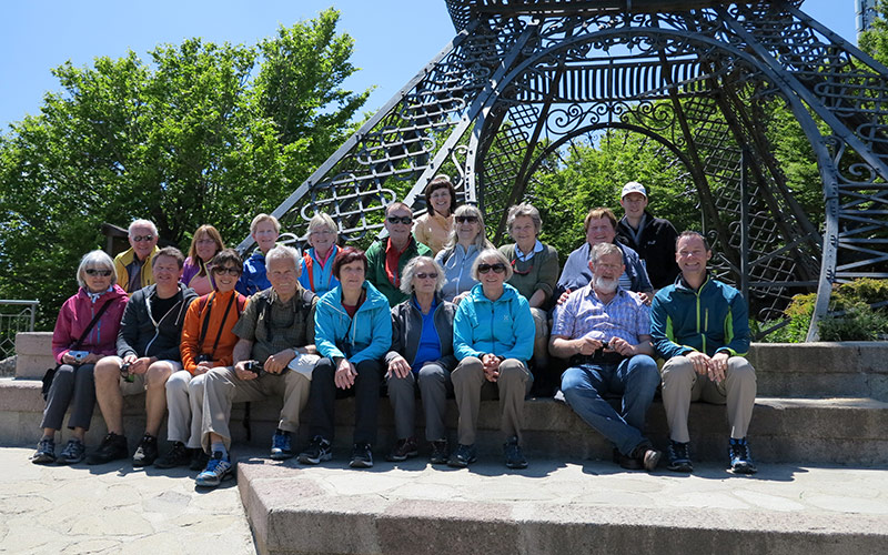 Gruppenfoto auf dem Monte Amiata