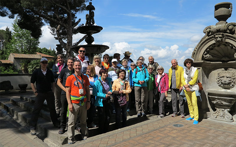 Gruppenfoto in Viterbo